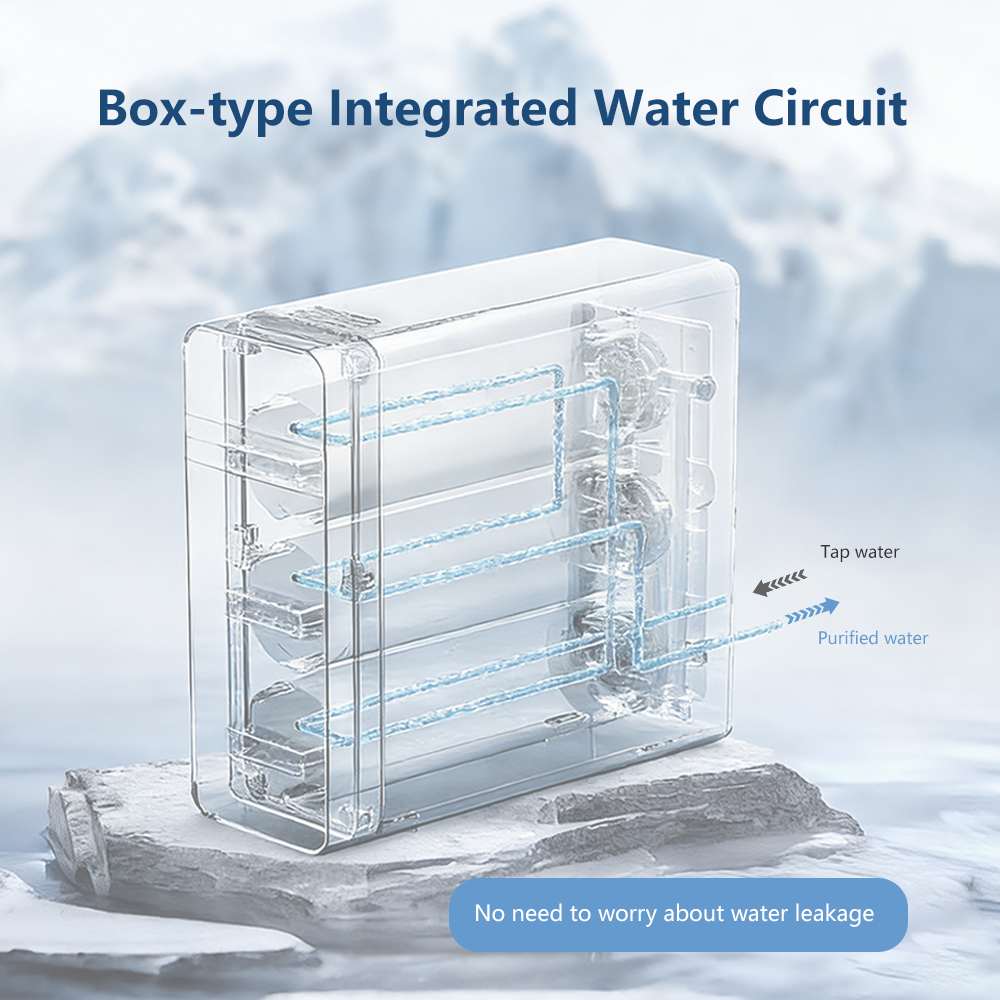 SYGOODLIFE SY-U50 Compact Under-Sink UF Water Purification System,Easier to install No electricity needed,Zero waste water,No water tank required, More compact