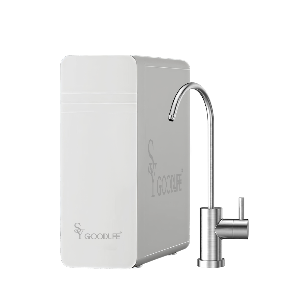 SYGOODLIFE SY-U50 Compact Under-Sink UF Water Purification System,Easier to install No electricity needed,Zero waste water,No water tank required, More compact