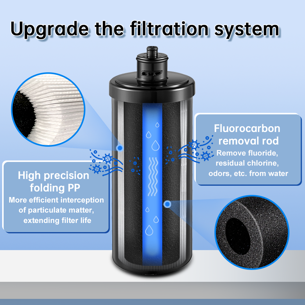 Cartouche de rechange SYGOODLIFE Q5-F(AS) pour filtre à eau sous évier, réduit le fluorure 