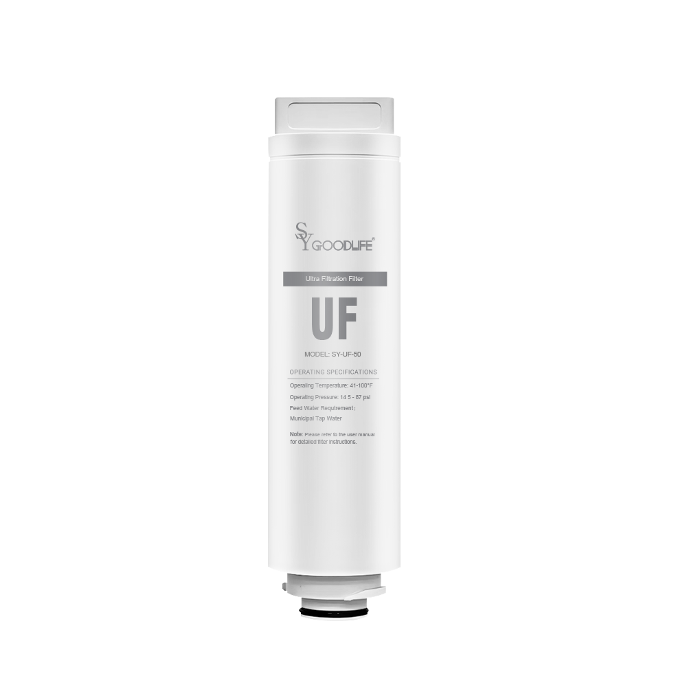 UF Ultrafiltration Replacement Filter for SYGOODLIFE SY-U50 Under-Sink Water Purifier, 3rd-Stage 0.01μm Core Filter (Retains Beneficial Minerals)